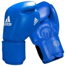 Перчатки боксерские Muay Thai Gloves 300 сине-белые (вес 12 унций)